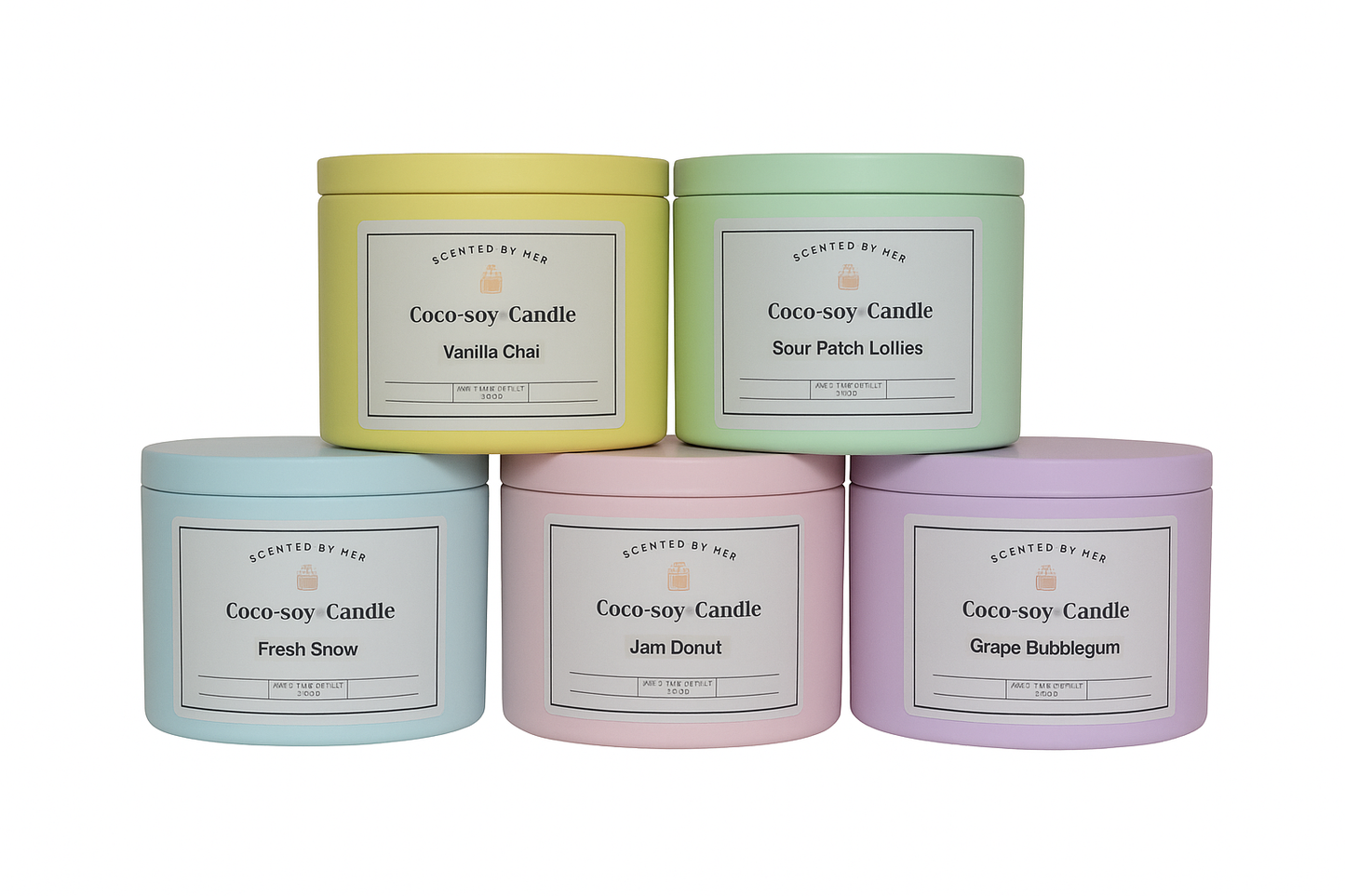 Pastel Mini Candle Range